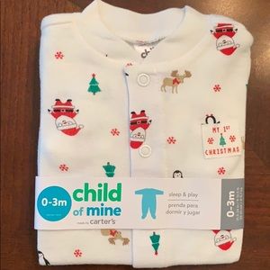 Christmas Carter’s Newborn Pajamas Sleep & Play